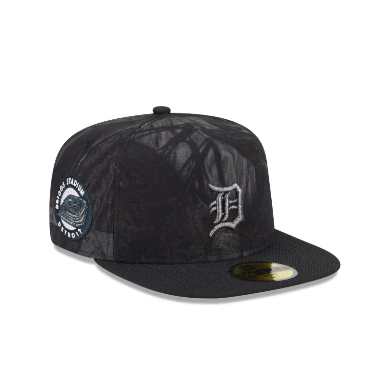 Just Caps Ripstop Camo Detroit Tigers 59FIFTY A-Frame Fitted Hat sold by New Era
