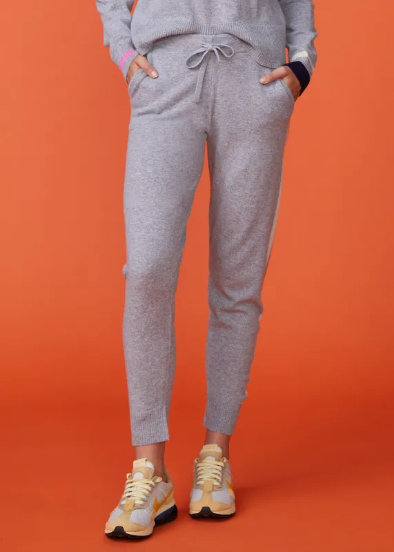 Monrow - Wool Cash Sweater Cuffed Pants - Dark Heather sold by Jessie Boutique