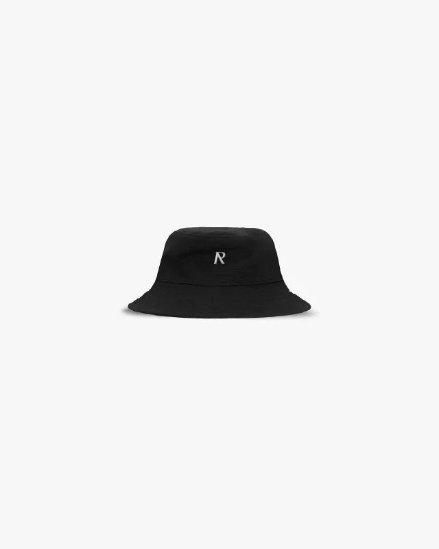 Initial Bucket Hat - Jet Black sold by Represent