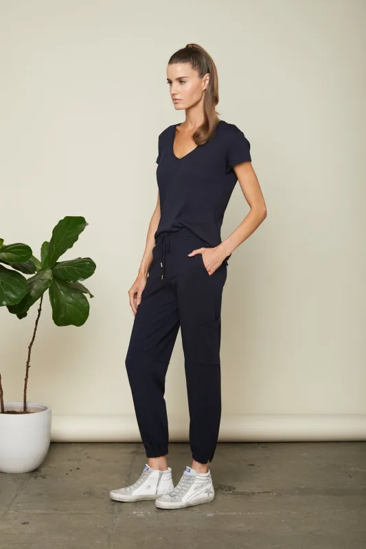 Sundays - Rucker Tee - Navy sold by Jessie Boutique