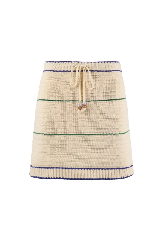 THE TATUM KNIT SKIRT sold by Sancia