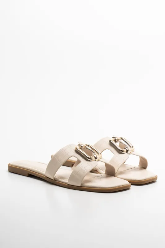 Mule Sandal Natural sold by Ackermas