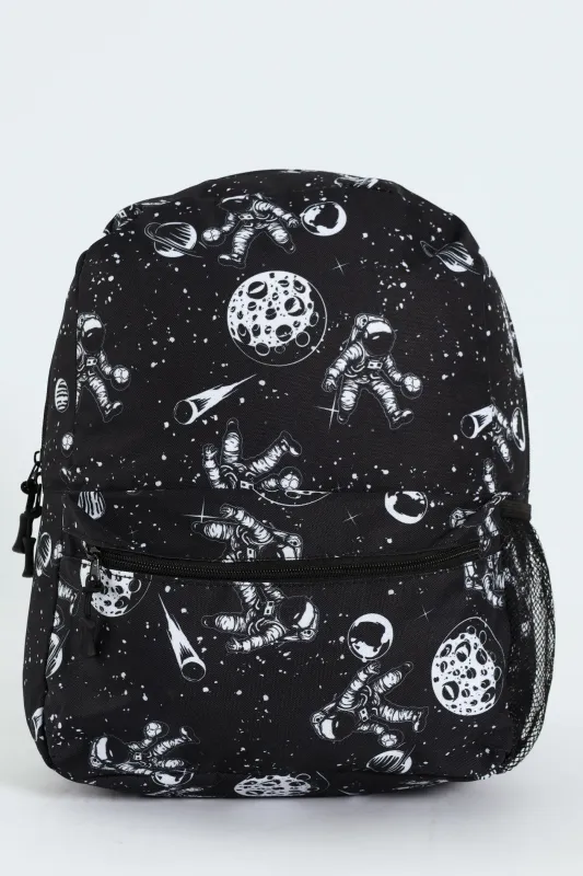 Pre-Boys Astronaut Backback - Black sold by Edgars