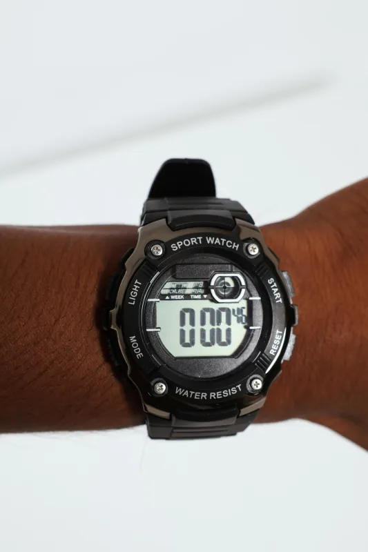 Mens Digital Watch - Black sold by Edgars