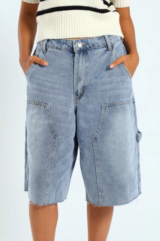 Carpenter Jort - Mid Blue sold by Edgars
