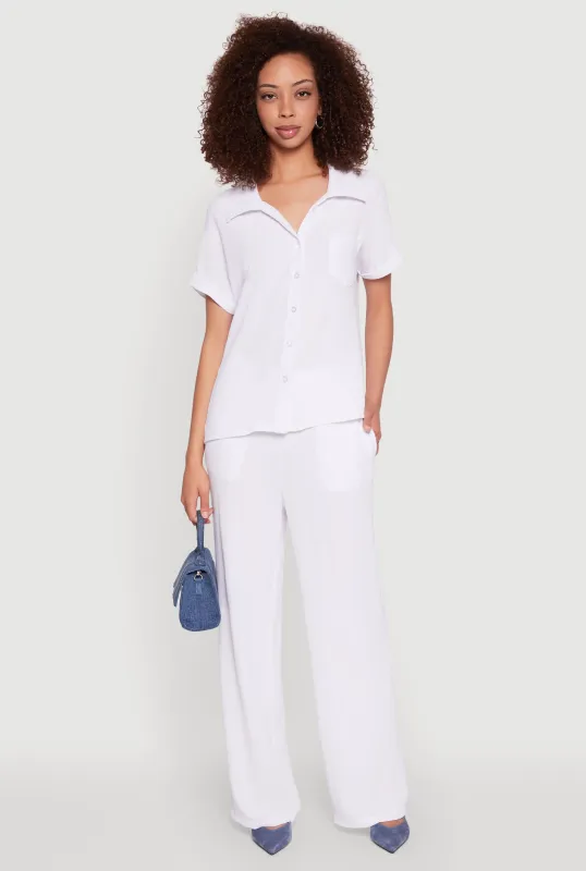 Airy Pull On Dress Pants sold by Rainbow