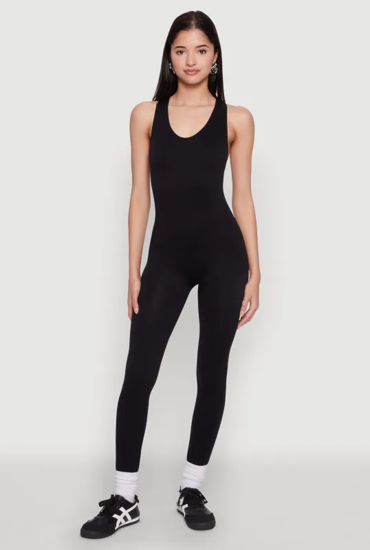 Seamless Racerback Catsuit sold by Rainbow
