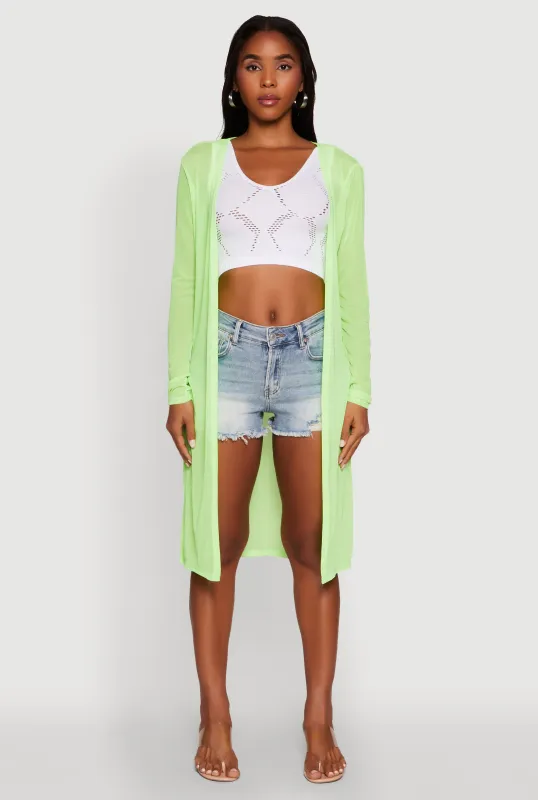 Mesh Side Slit Duster sold by Rainbow