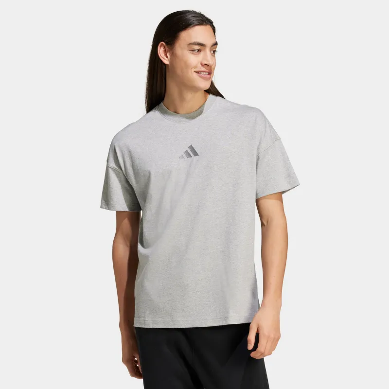 adidas All SZN T-Shirt / Medium Heather Grey sold by JD Sports