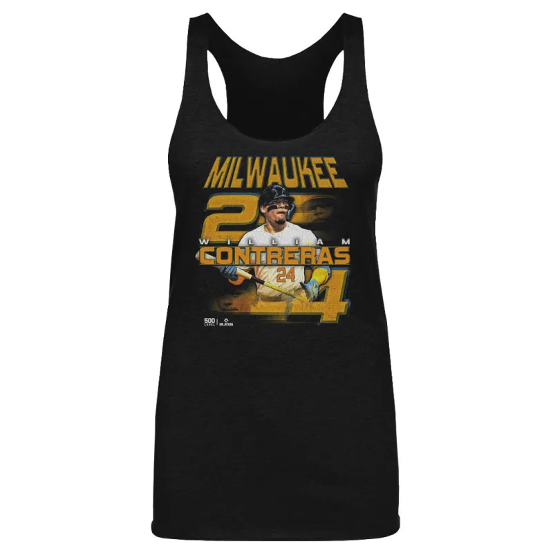 William Contreras Milwaukee Grunge WHT sold by 500 Level