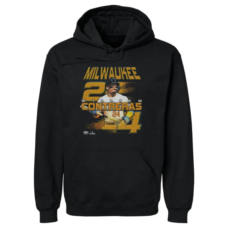William Contreras Milwaukee Grunge WHT sold by 500 Level