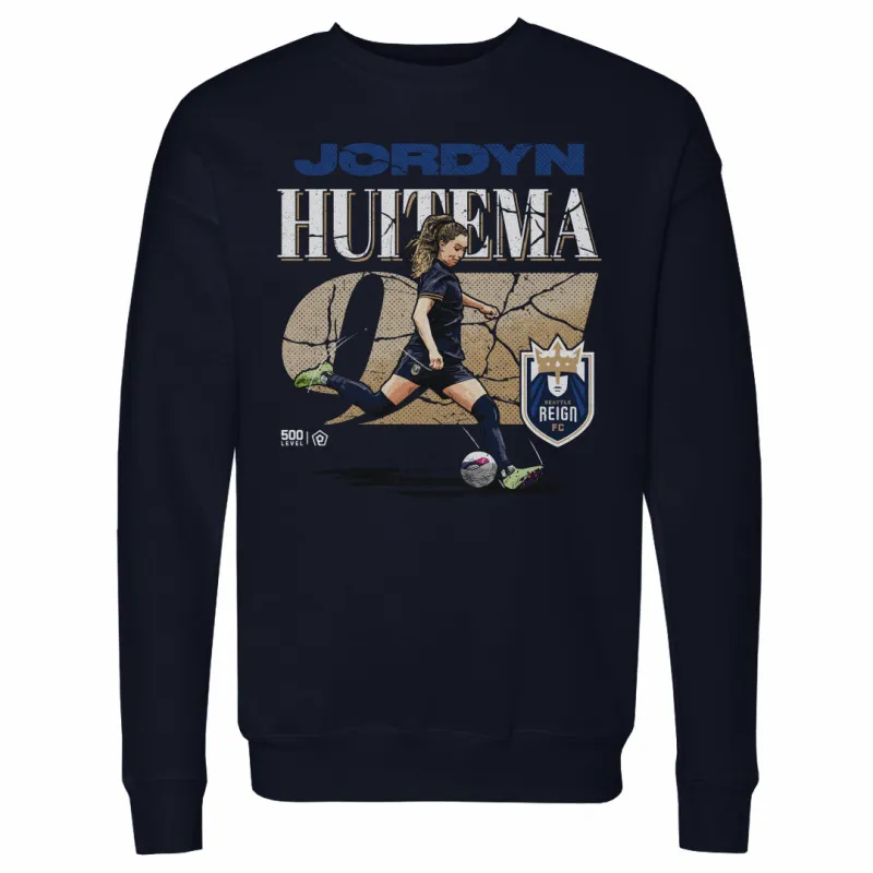 Jordyn Huitema Seattle Reign FC Cracked Number WHT sold by 500 Level
