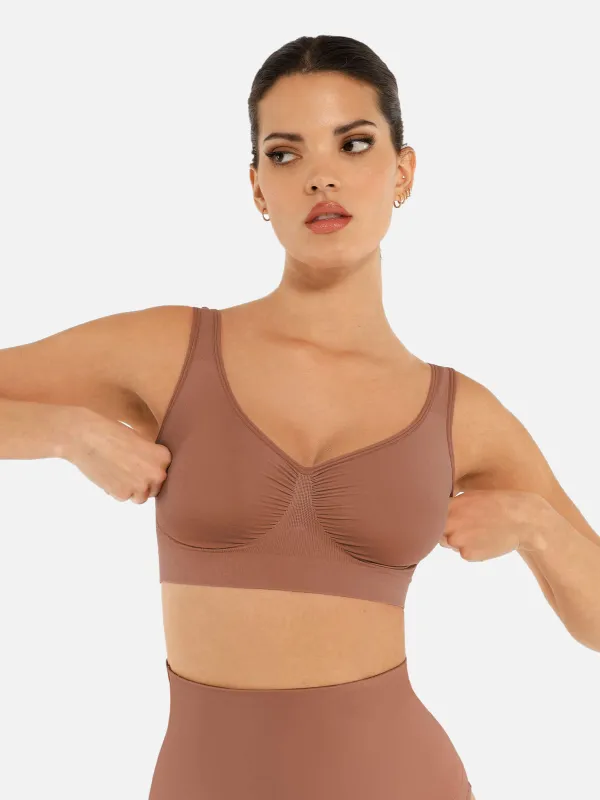 Feelingirl No Underwire Wide Straps Everyday Bra Bundle sold by FeelinGirl