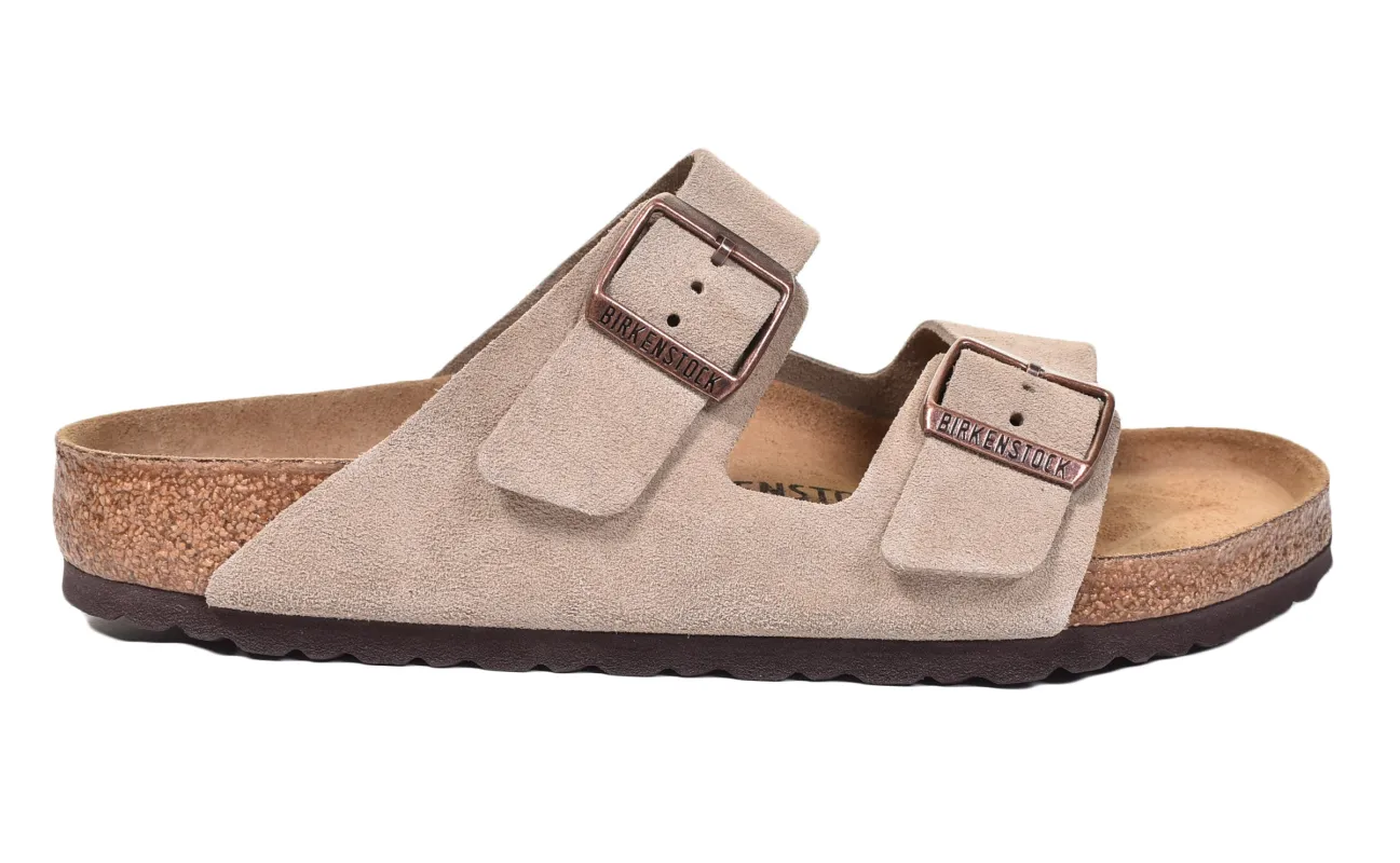 Arizona BS Taupe Leather Regular Width sold by RAGAZZI