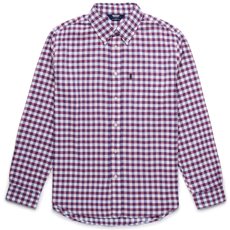 ADDISON - SHIRTS - Button  Down - Man - WHITE NATURAL-BLUE-RED sold by Sebago