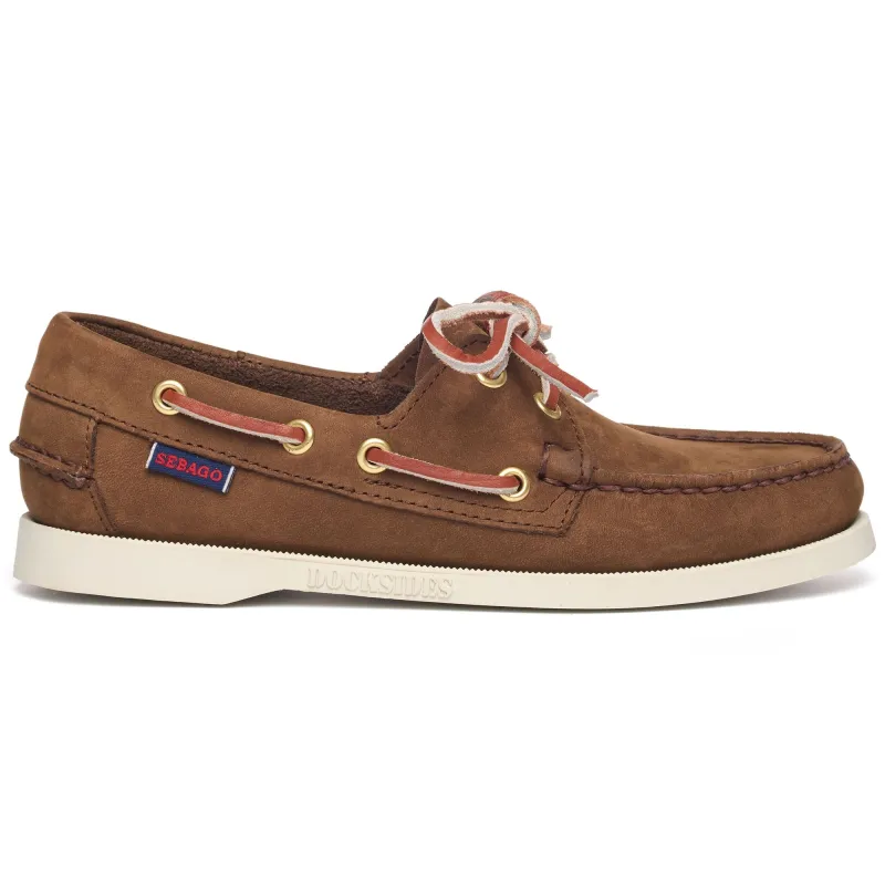 DOCKSIDES PORTLAND NUBUCK WOMAN - Docksides - Mocassin - Woman - BROWN DK-YELLOW GOLD sold by Sebago