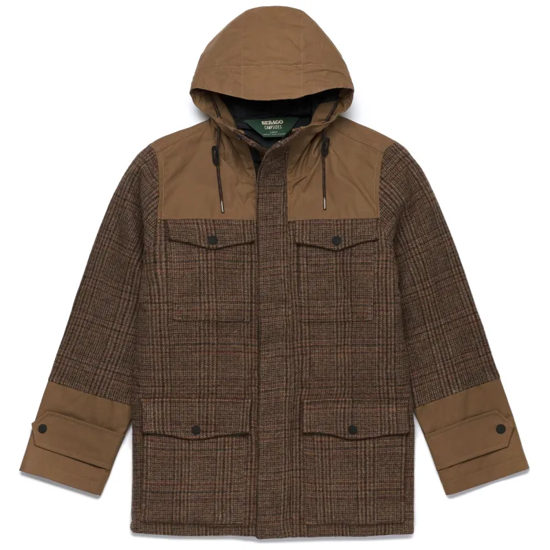 ALLAGASH TWEED - Jackets - 3/4 LENGTH - Unisex - BEIGE-BROWN TWEED sold by Sebago