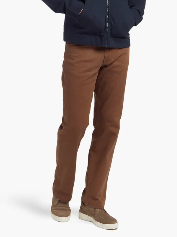 Straight Twill Stretch Jeans sold by Mott & Bow