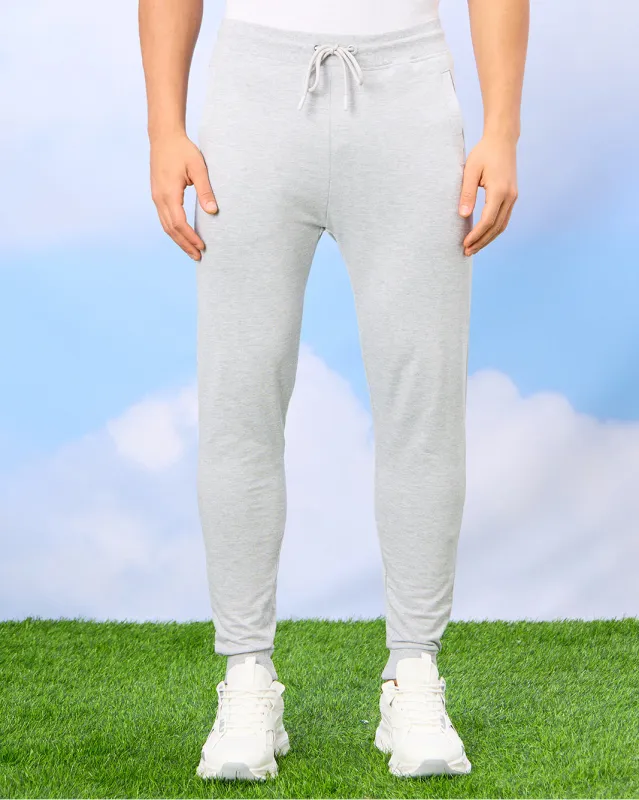Men Grey Plain Active Pants sold by Redtag