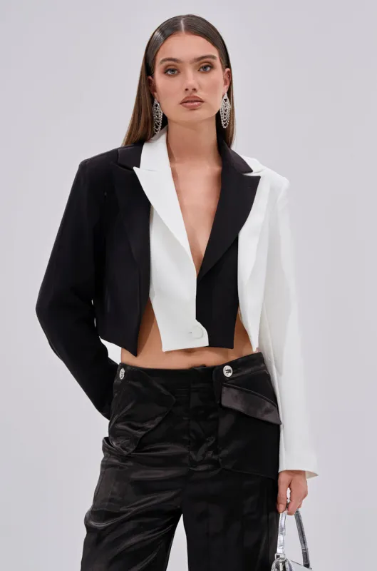 MADE YOU LOOK DOUBLE LAYER BLAZER sold by AKIRA