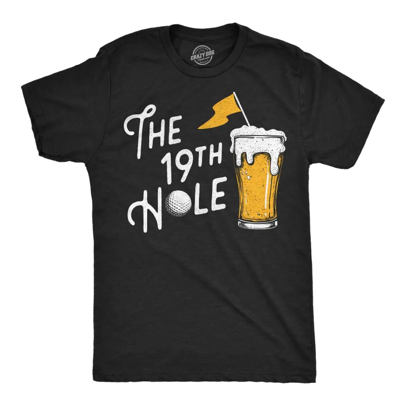 The 19th Hole Men's T Shirt sold by Crazy Dog T-Shirts
