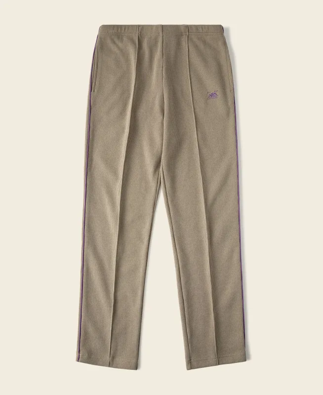 1970s Heavyweight Waffle Knit Jogger Pants - Khaki sold by Bronson Mfg.