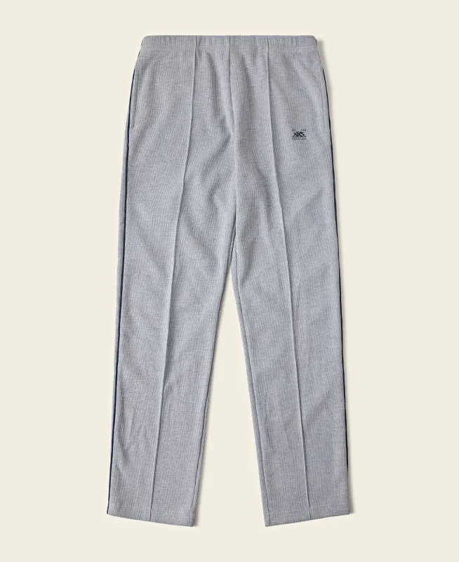 1970s Heavyweight Waffle Knit Jogger Pants - Gray sold by Bronson Mfg.