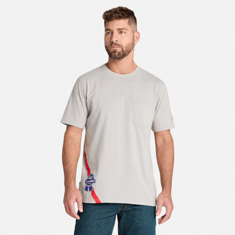 Men's Timberland PRO® and Pabst Blue Ribbon Short Sleeve T-Shirt in Paloma sold by Timberland