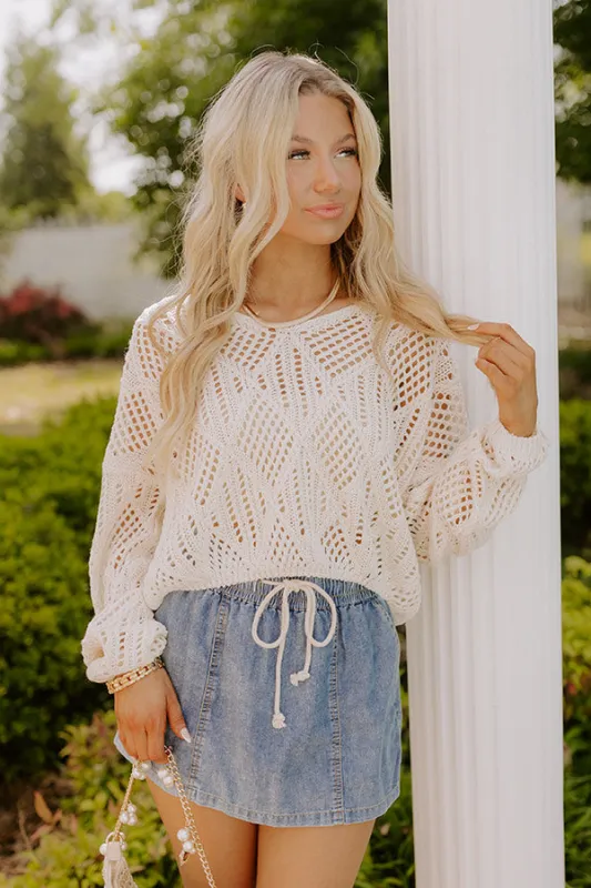 Feeling Breezy Knit Top sold by Impressions