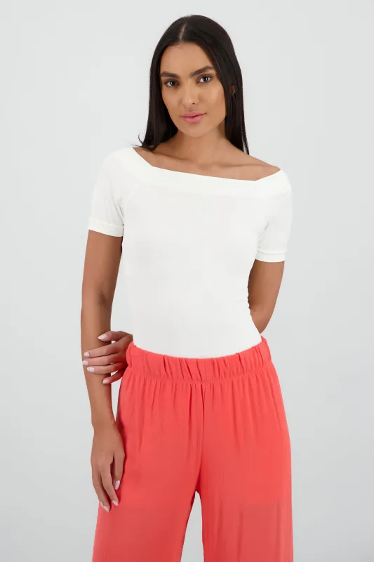 Bodysuit Liso Hombros Descubiertos sold by Shasa