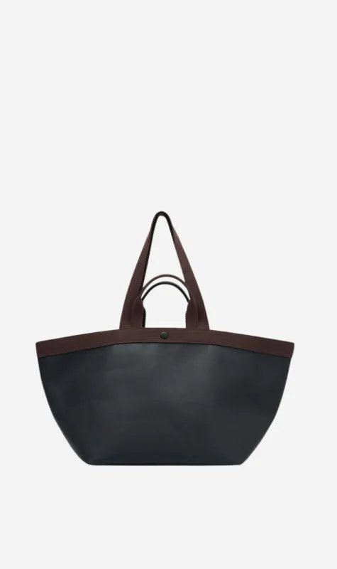 Camilla and Marc | Soki Tote - Black/Chocolate sold by Sister & Co
