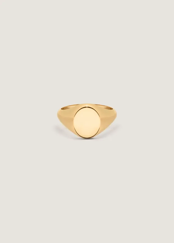 Men's Bold Classic Signet Ring sold by Kinn