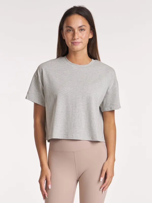 Essential Boxy Tee sold by Thrive Societe
