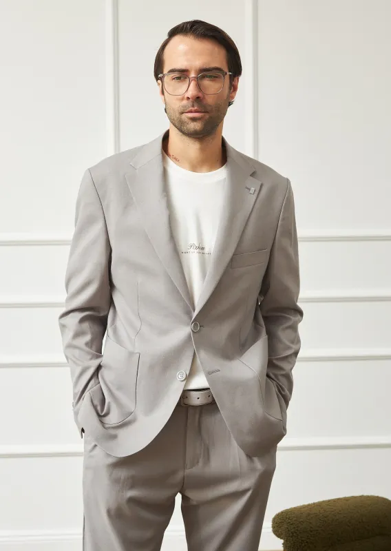 Business 2 Piece Men's Suit Flat Notched Wedding Lapel (Blazer + Pants) sold by Mens Event Wear