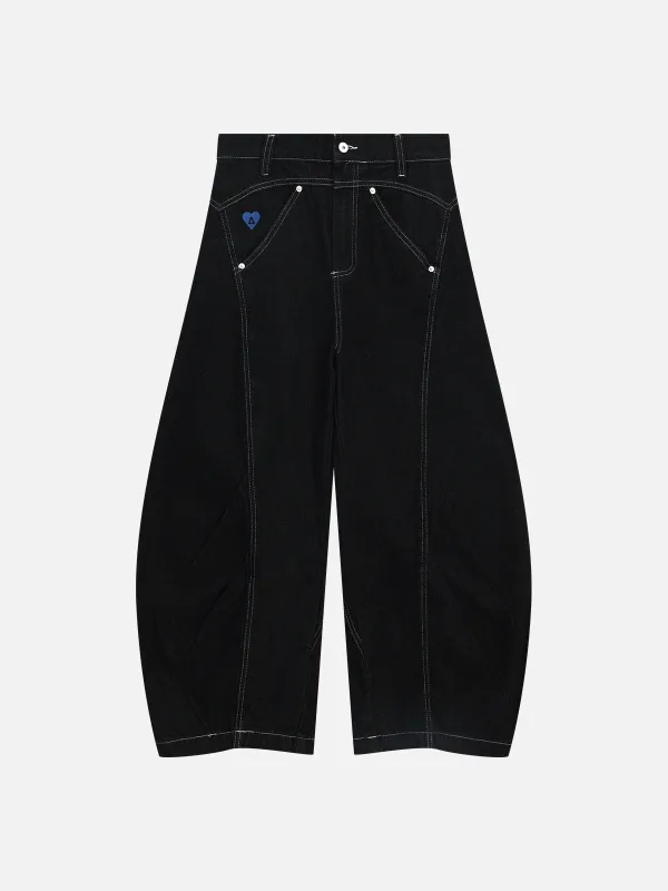 Aelfric Eden Wrinkle Seam Super Baggy Barrel Jeans sold by Aelfric Eden