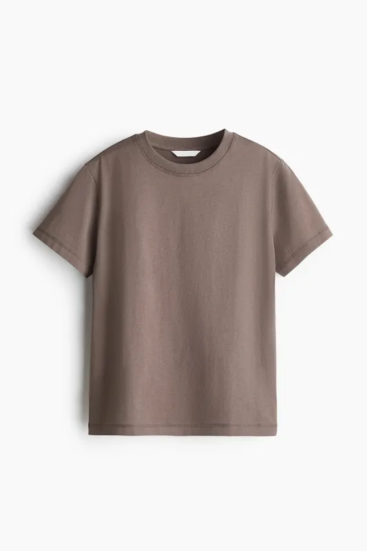 H&M - Oversized cotton T-shirt - Beige sold by H&M