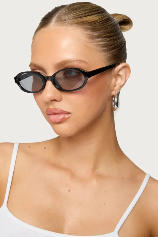 Clarke Oval Sunglasses sold by Edikted