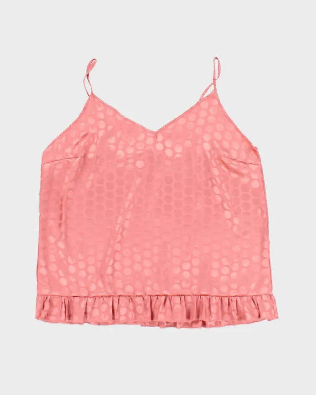 Vintage Y2k 00s Marilyn Monroe Polka Dot Satin Cami - XL sold by Rokit