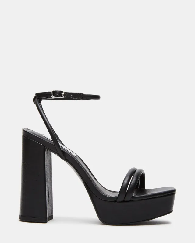 LOFTY BLACK LEATHER - SM REBOOTED sold by Steve Madden