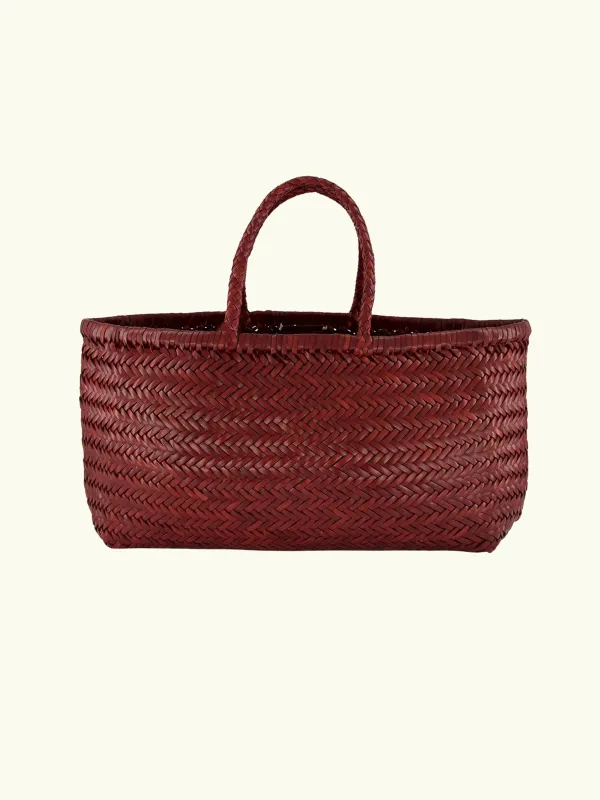 Triple Jump Handwoven Big Basket - Bruciato sold by iris