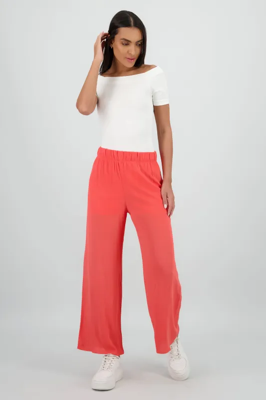 Pantalón Wide Leg Cintura Elástico sold by Shasa