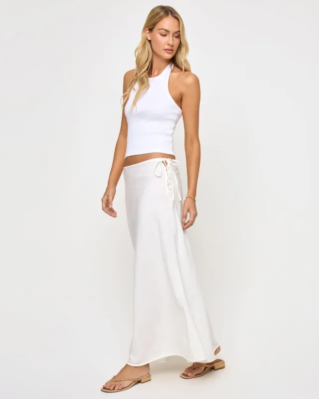 Stop and Stare Skirt - Cream sold by l*space