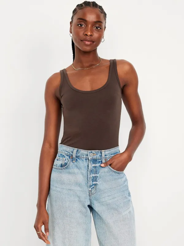 First-Layer Scoop-Neck Tank Top sold by GAP