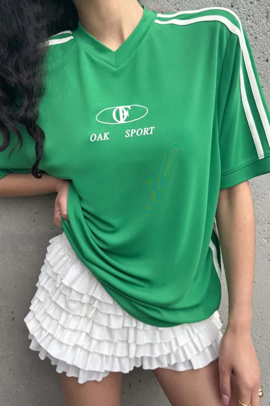 V-NECK GRAPHIC JERSEY TEE sold by OAK AND FORT