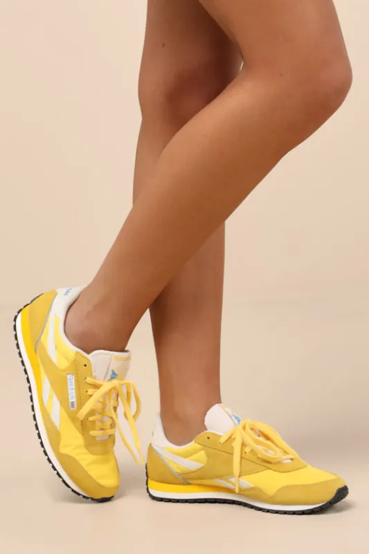 Classic AZ Golden Haze and Chalk Lace-Up Sneakers sold by Lulus
