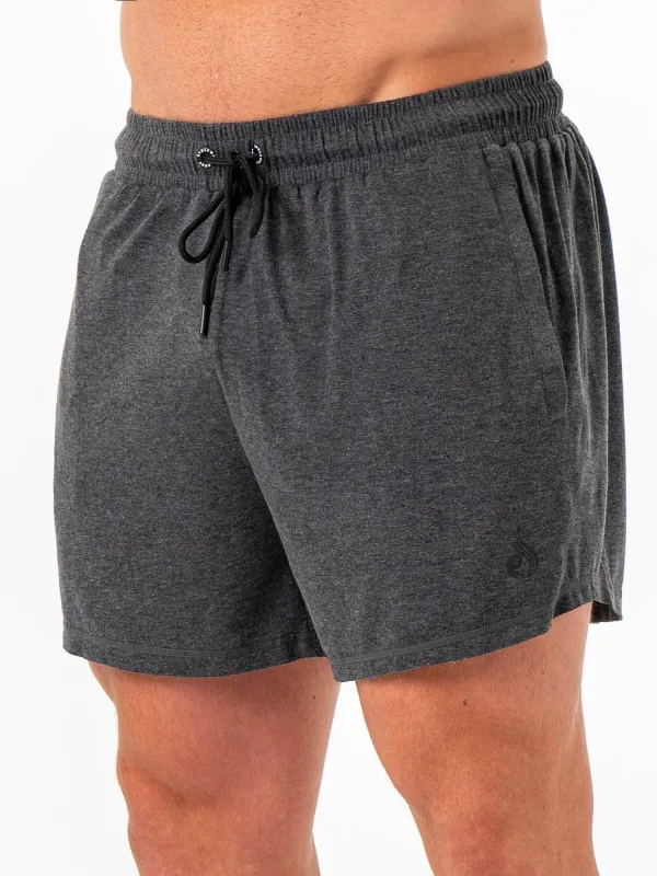 Iron Arnie Shorts - Charcoal Marl sold by Ryderwear