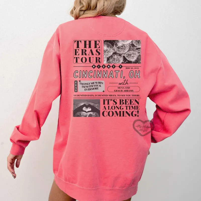 cincinnati night 1 pullover | comfort colors *custom* sold by Ally Makes Magic