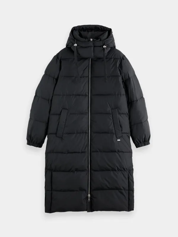 Long line puffer sold by Scotch and Soda