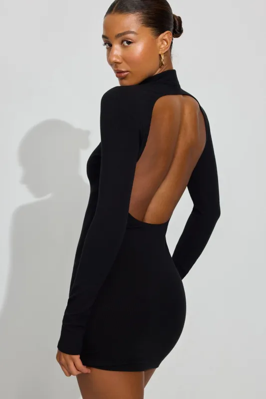 Long Sleeve Open Back Dress sold by Garage