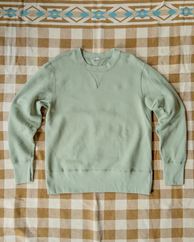 Vintage Fit Crewneck Sweatshirt - Faded Olive sold by Wythe NY
